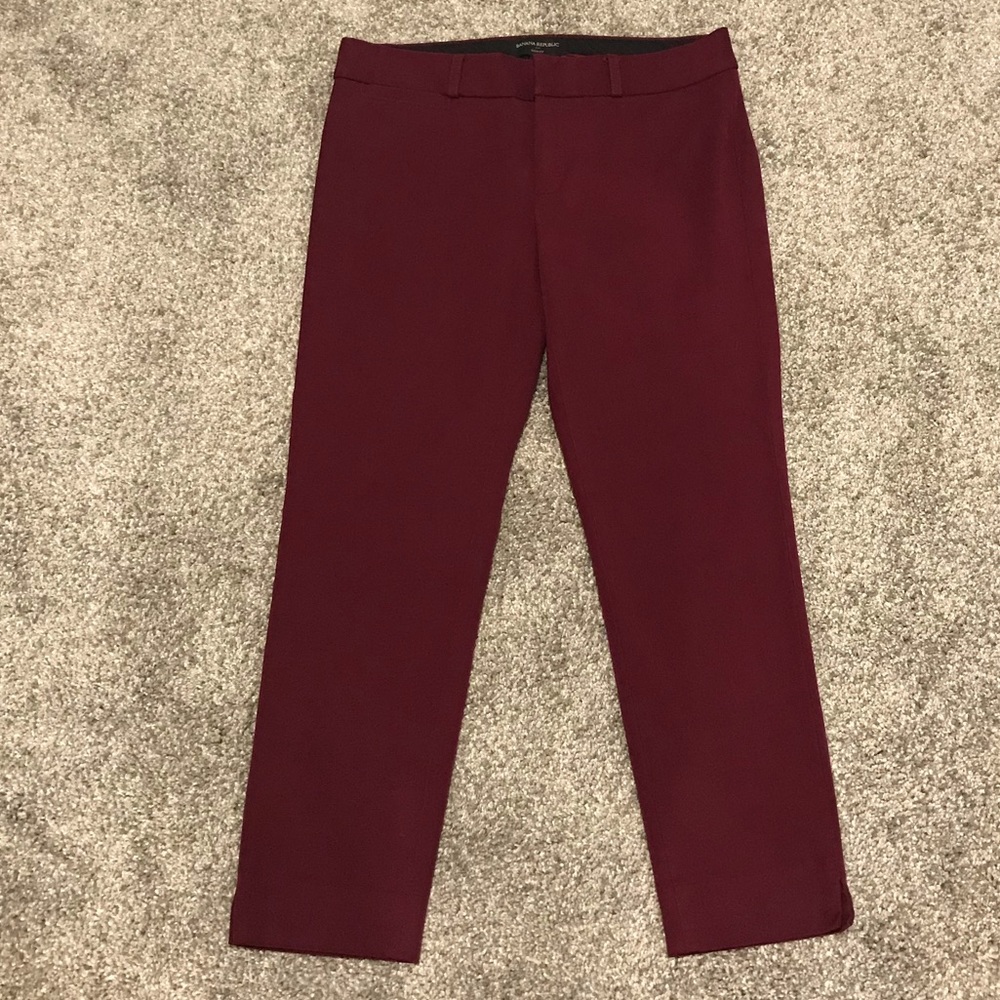 Banana Republic cropped trouser / Size 4P